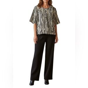 Kenar Women’s Linen Blazer Jacket Size 10 Lined